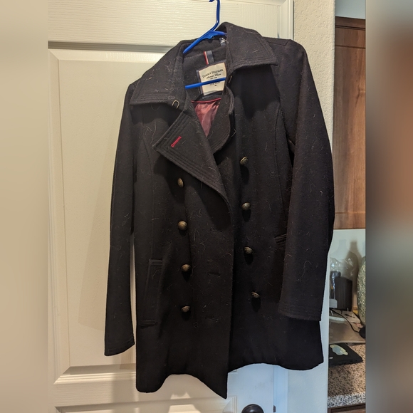 *GO*Tommy Hilfiger double breasted coat - Picture 2 of 4